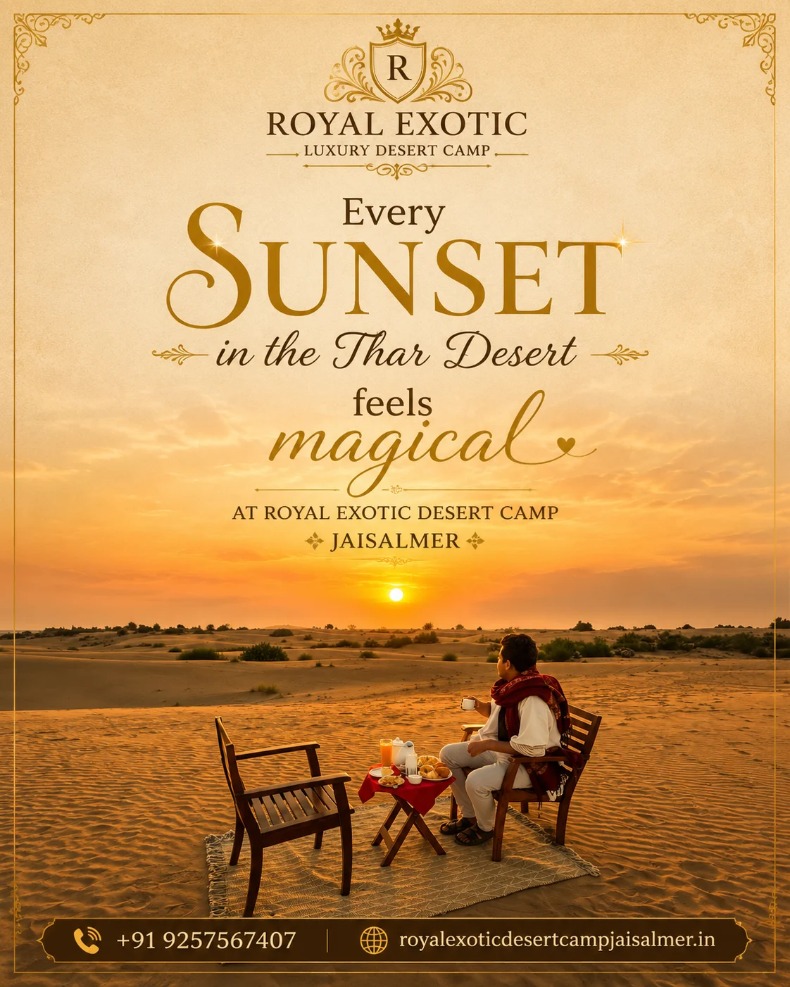 Luxury Desert Camp Jaisalmer, Royal Exotic Desert Camp Jaisalmer, Best Desert Camp in Jaisalmer, Sam Sand Dunes Desert Camp, Luxury Swiss Tent Jaisalmer, Desert Camp Rajasthan